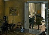 Jacob Collins Canvas Paintings - Interior
